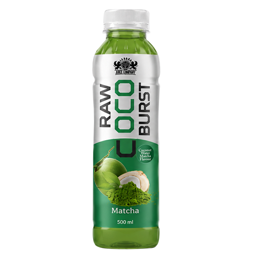 Raw Coco Burst Matcha Coconut Water Drink 500ml PET Bottle