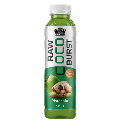 Raw Coco Burst Pistachio Coconut Water Drink 500ml PET Bottle