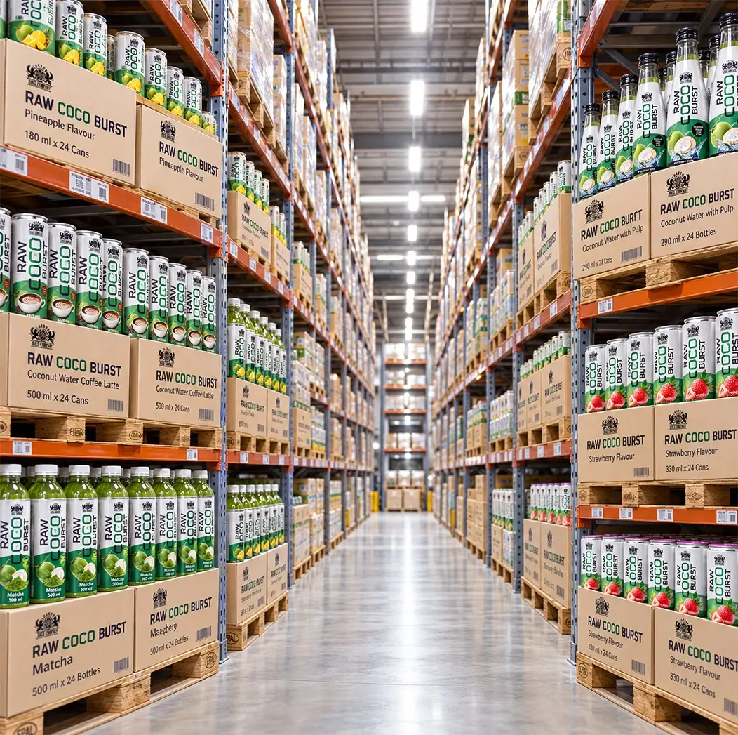 Wholesale Container Supply RAW COCO BURST